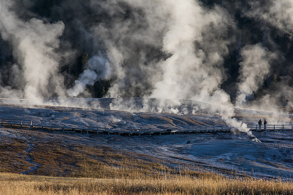 2 rangers surrounded by steam (1 of 1)